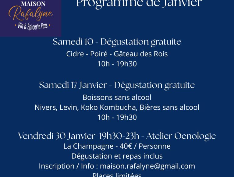 Programme d’avril